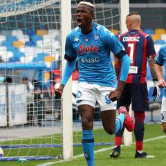 Victoria del Nápoles en un partido eléctrico