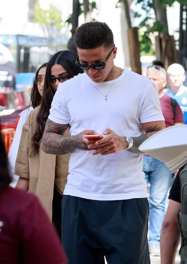 Enzo Fernández, estrella del Chelsea, fue cazado en Madrid junto a João Pedro y Marc Cucurella. T