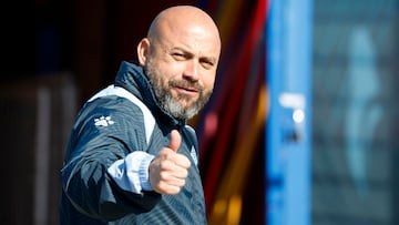 Manolo Gonz¨¢lez, entrenador del Espanyol.