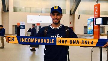 Diego Reyes a su arribo a Monterrey, Nuevo Le&oacute;n.