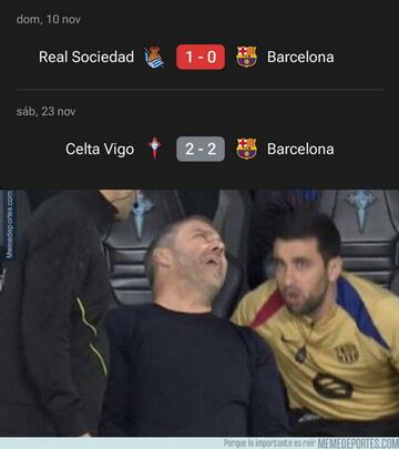 El empate del Bar?a, la victoria del Madrid... Los memes m¨¢s divertidos de la jornada