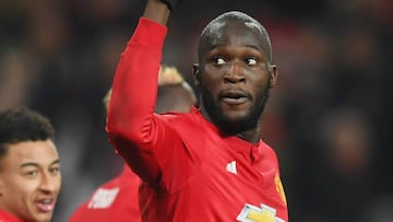 El delantero belga del Manchester United, Romelu Lukaku.