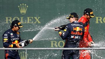 Checo Pérez consigue su séptimo podio del año tras ser segundo en el GP de Bélgica