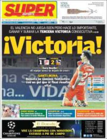 Portadas de la prensa mundial