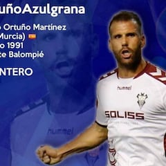 Ortuño vestirá de azulgrana