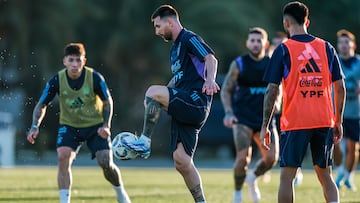 Argentina’s Paulo Dybala says Lionel Messi is in good spirits as they prepare to face Uruguay and Brazil in the World Cup Qualifiers.