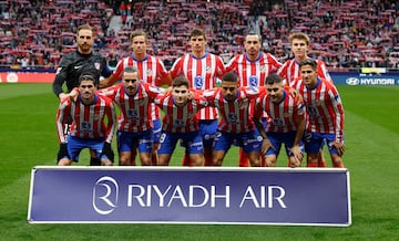 Once inicial del Atltico de Madrid. 