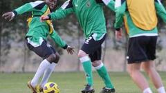 Marcelino recupera hoy a Pape Diop y Rosenberg