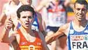 <b>SUPERIORIDAD. </b>Juan Carlos Higuero consiguió una gran victoria en los 1.500 metros de Florencia.