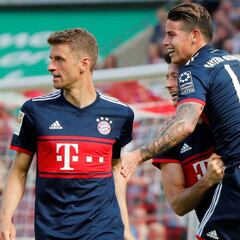 Asistencias que potencian el fútbol de James en Europa