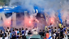 La impresionante despedida de los aficionados de la Real Sociedad antes de la final