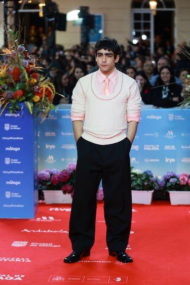 Omar Ayuso durante el 2025 Málaga Film Festival.