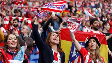 Aficionadas del Atlético.
