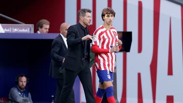 Diego Pablo Simeone y João Félix