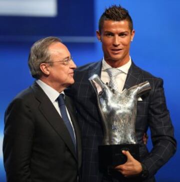 Cristiano Ronaldo y Florentino Perez