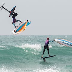 Chiclana corona a los primeros campeones de España de Wing Foil