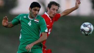 <b>SEGUNDO RIVAL.</b> Iraq se enfrentará a España en la segunda jornada de la Copa Confederaciones.