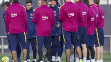 Entrenamiento del Barcelona