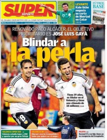Portadas de la prensa deportiva