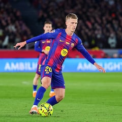 Dani Olmo enciende el Camp Nou