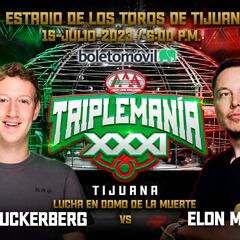 Triple A ‘quiere enfrentar’ a Elon Musk y Zuckerberg en el Domo de la Muerte