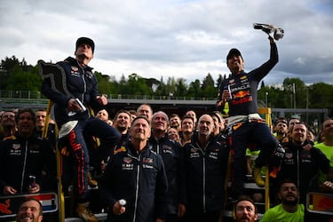 Checo Pérez: “Fue un gran día para el equipo”