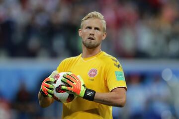 Schmeichel casi se convierte en el héroe de Dinamarca en una emocionante tanda de penales contra Croacia. Al final, terminó con el segundo mayor número de atajadas con 21.