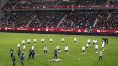 Entrenamiento de la Selecci&oacute;n en C&aacute;diz. 
 