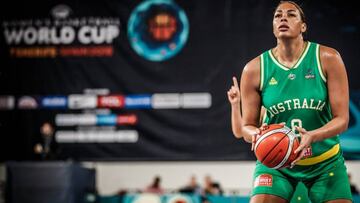 Liz Cambage, 24 puntos en 18 minutos, se pasea ante Argentina