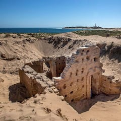 Hallan en el Cabo de Trafalgar unas termas ocultas bajo las dunas durante 2.000 años