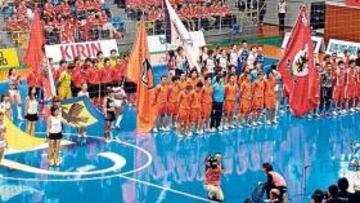 <b>POSIBLE SEDE. </b>El pabellón de Nagoya, cancha del campeón japonés, podría albergar la Supercopa.