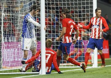 Atlético-Real Sociedad in images