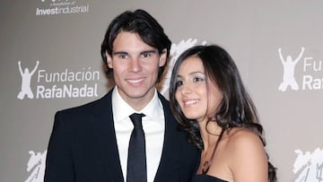 Rafa Nadal con su novia, Xisca Meri Perell&oacute;, en una cena ben&eacute;fica de la fundaci&oacute;n de Rafa Nadal