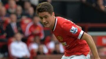 Herrrera, con el Manchester.