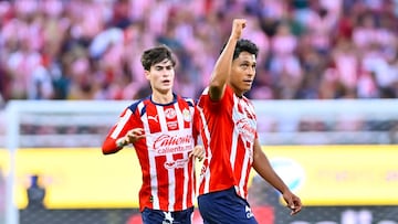 during the 3rd round match between Guadalajara and Atletico de San Luis as part of the Liga BBVA MX, Torneo Apertura 2025 at Akron Stadium, on July 26, 2025 in Guadalajara, Jalisco, Mexico.