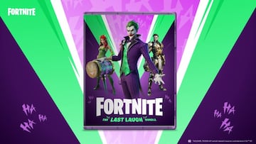 Arte oficial del pack de skins The Last Laugh/La Última Risa