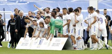 El equipo espera para poder levantar la Copa de LaLiga. 