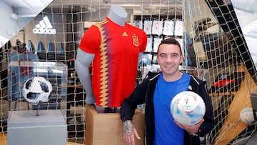 GRAF3218. VIGO, 22/05/2018.- El delantero del Celta de Vigo Iago Aspas, incluido por el seleccionador Julen Lopetegui en la lista de 23 futbolistas que representarán a España en el Mundial de Rusia, en una entrevista concedida a EFE afirm&oa