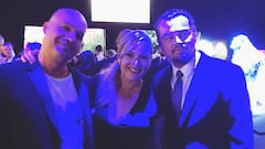 Reencuentro de los actores de Titanic Leonardo DiCaprio, Kate Winslet y Billy Zane 