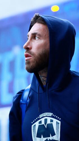 Soccer Football - Liga MX - Semi Final - Second Leg - Toluca v Monterrey - Estadio Nemesio Diez, Toluca, Mexico - December 6, 2025 Monterrey's Sergio Ramos arrives before the match REUTERS/Eloisa Sanchez