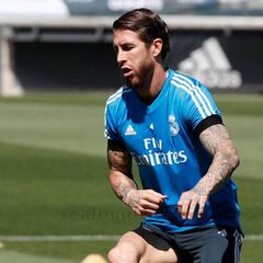 Ramos apura para llegar al partido contra el Betis