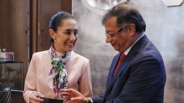 Gustavo Petro y su felicitación a Claudia Sheinbaum