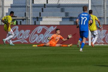 Imágenes del partido entre Colombia y Eslovaquia por los octavos de final del Mundial Sub 20 en el estadio San Juan del Bicentenario.