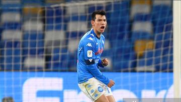 'Chucky' Lozano quedó fuera de la convocatoria del Napoli