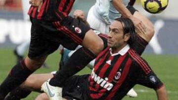 <b>OPERADO.</b> Alessandro Nesta, operado de una microfractura en la nariz.