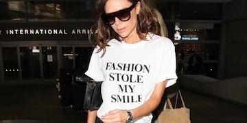 "Fashion stole my smile" (La moda robó mi sonrisa).