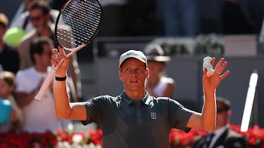 Jannik Sinner, tras meterse en la final.
