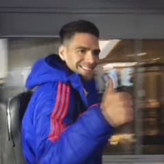 Falcao, Mina y la Selección con los hinchas en Londres