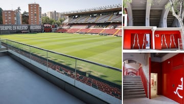 Imágenes del estadio de Vallecas, tras la finalización de las obras.