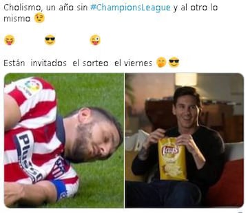 Los memes de la eliminación del Atleti en Champions